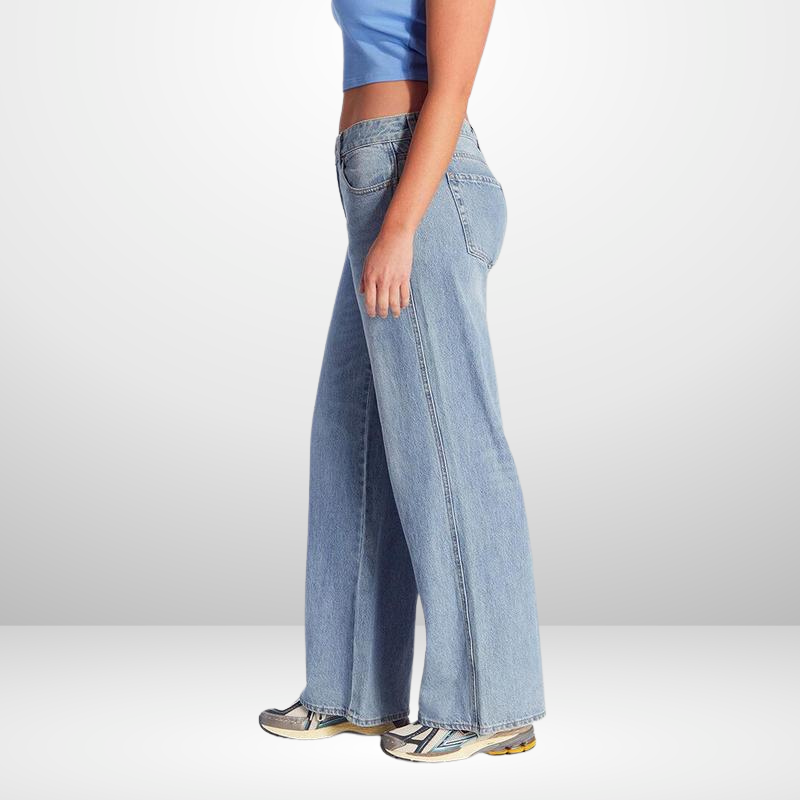 Jeans baggy a vita bassa "Zoe"