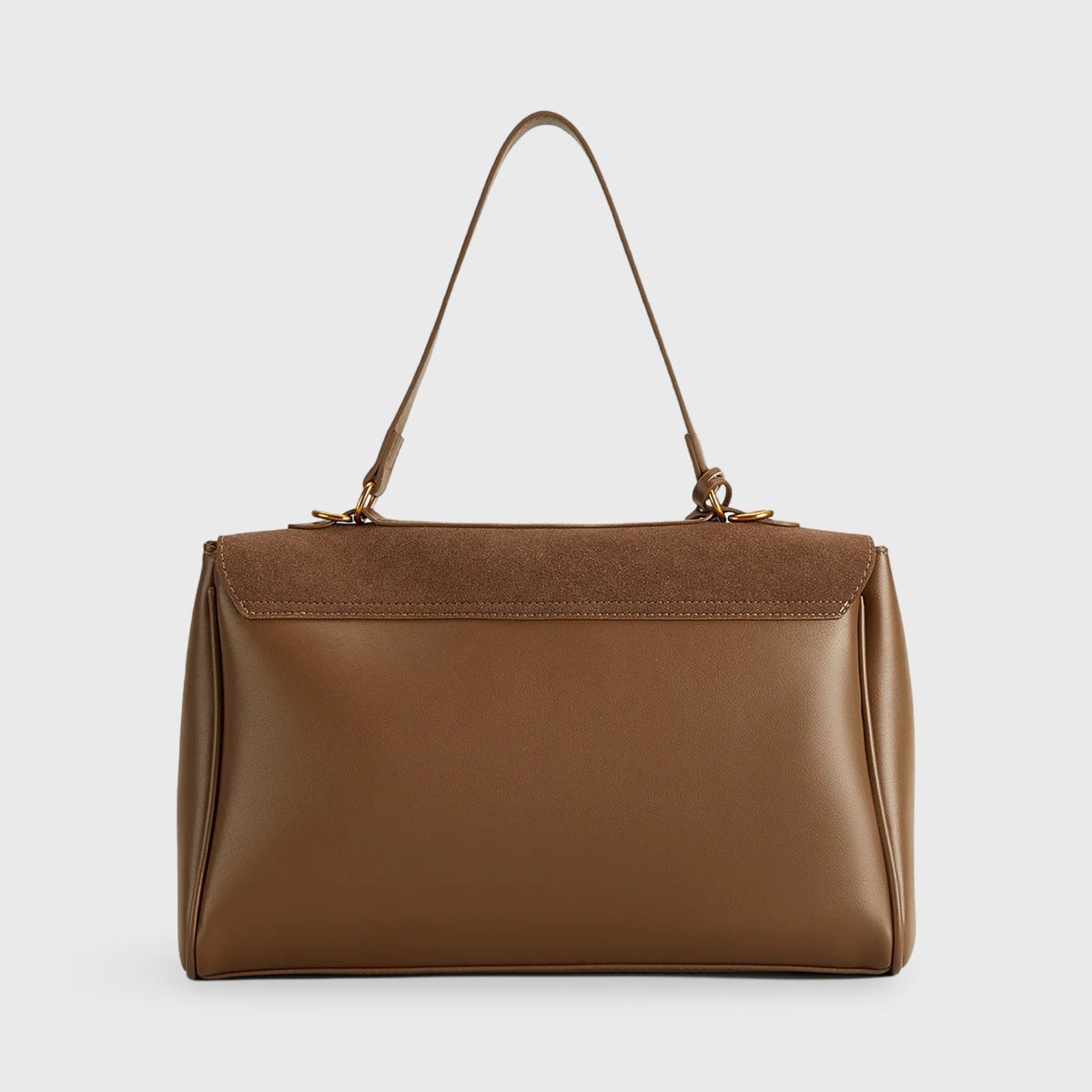 Borsa con patta in scamosciato "Elettra Premium"