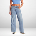 Jeans baggy a vita bassa "Zoe"