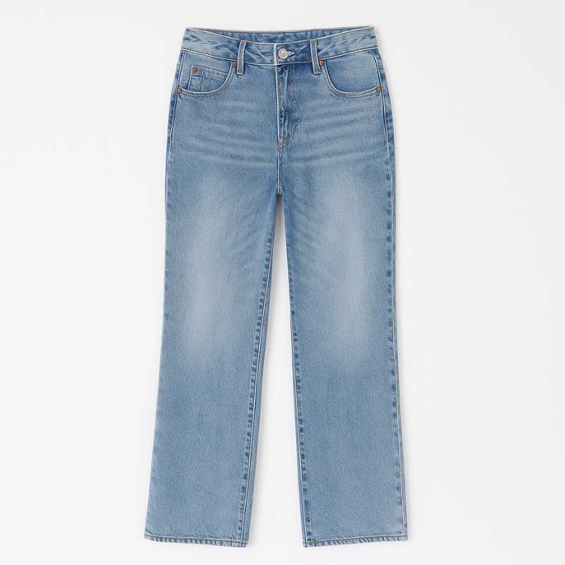 Jeans baggy a vita bassa "Zoe"
