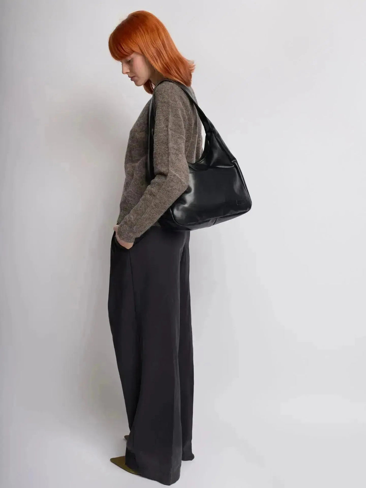 Borsa a spalla minimal "Noir"
