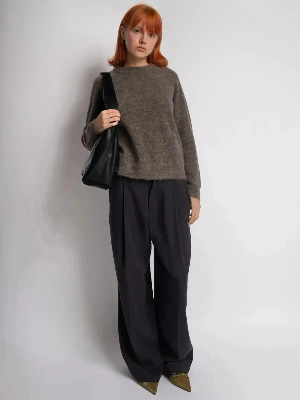 Borsa a spalla minimal "Noir"