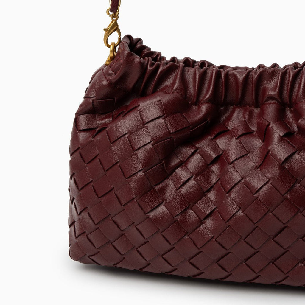 Borsa intrecciata con catena "Serafina"