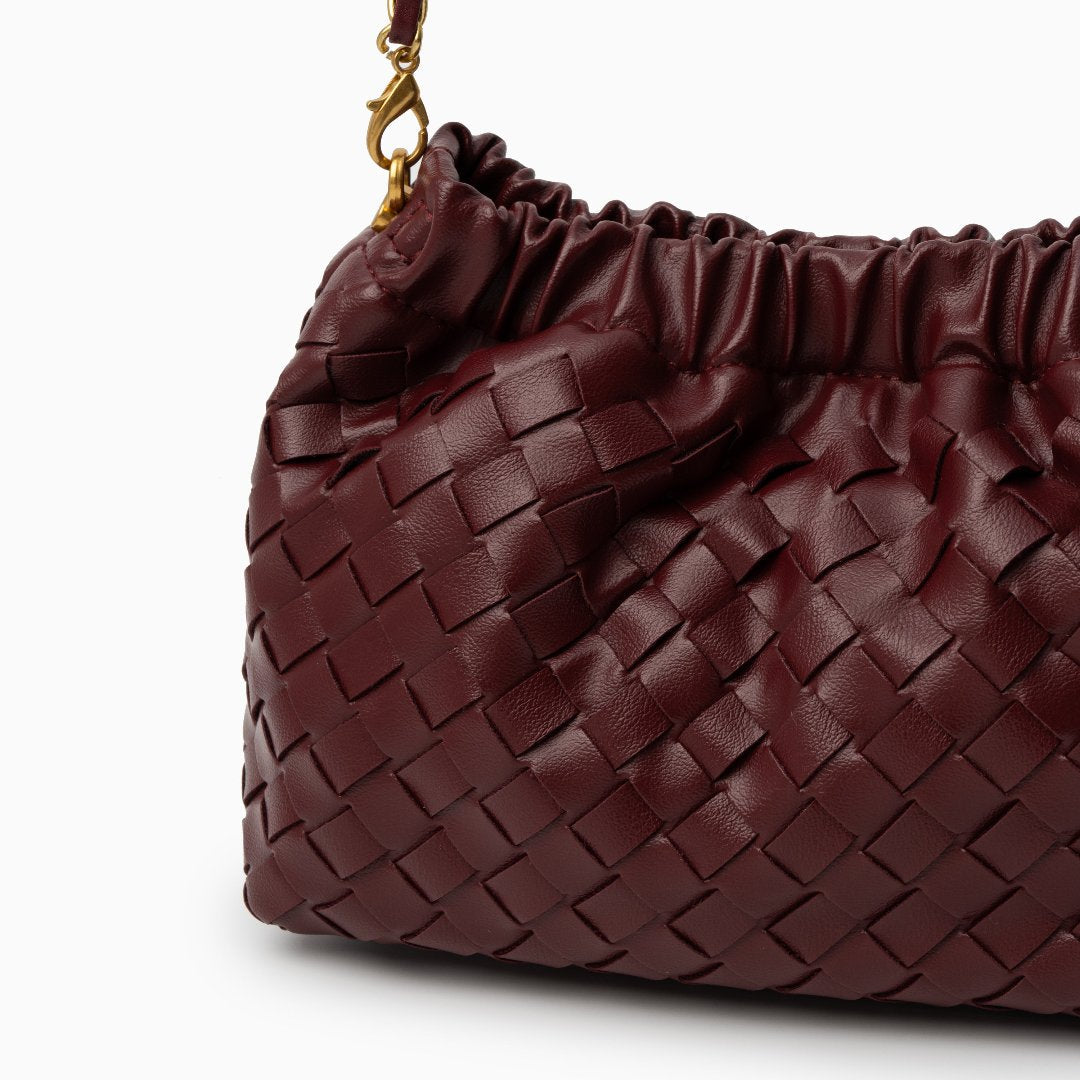 Borsa intrecciata con catena "Serafina"