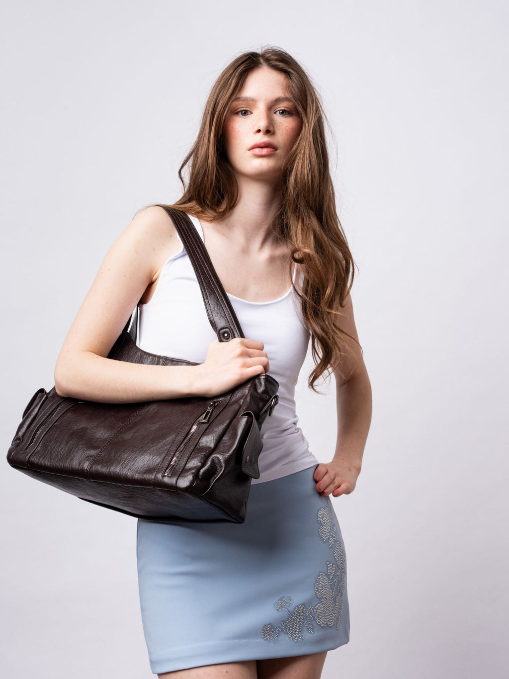 Borsa tote multitasche con tracolla "Teresa"
