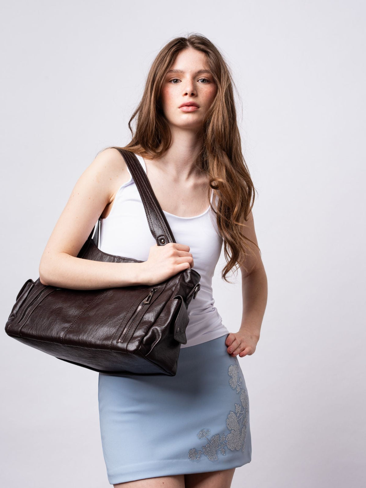 Borsa tote multitasche con tracolla "Teresa"