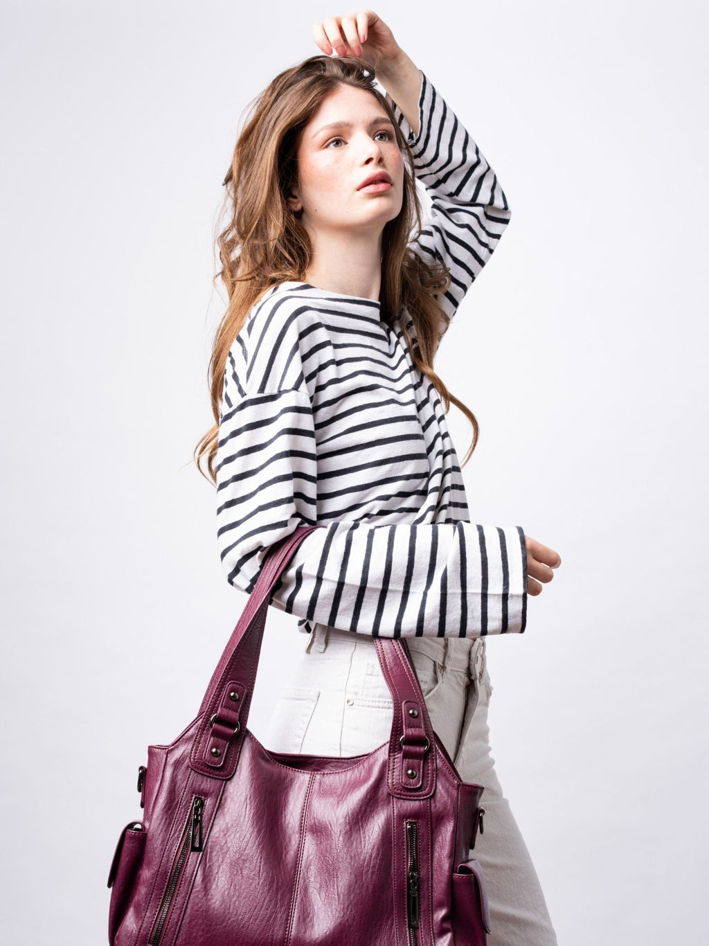 Borsa tote multitasche con tracolla "Teresa"
