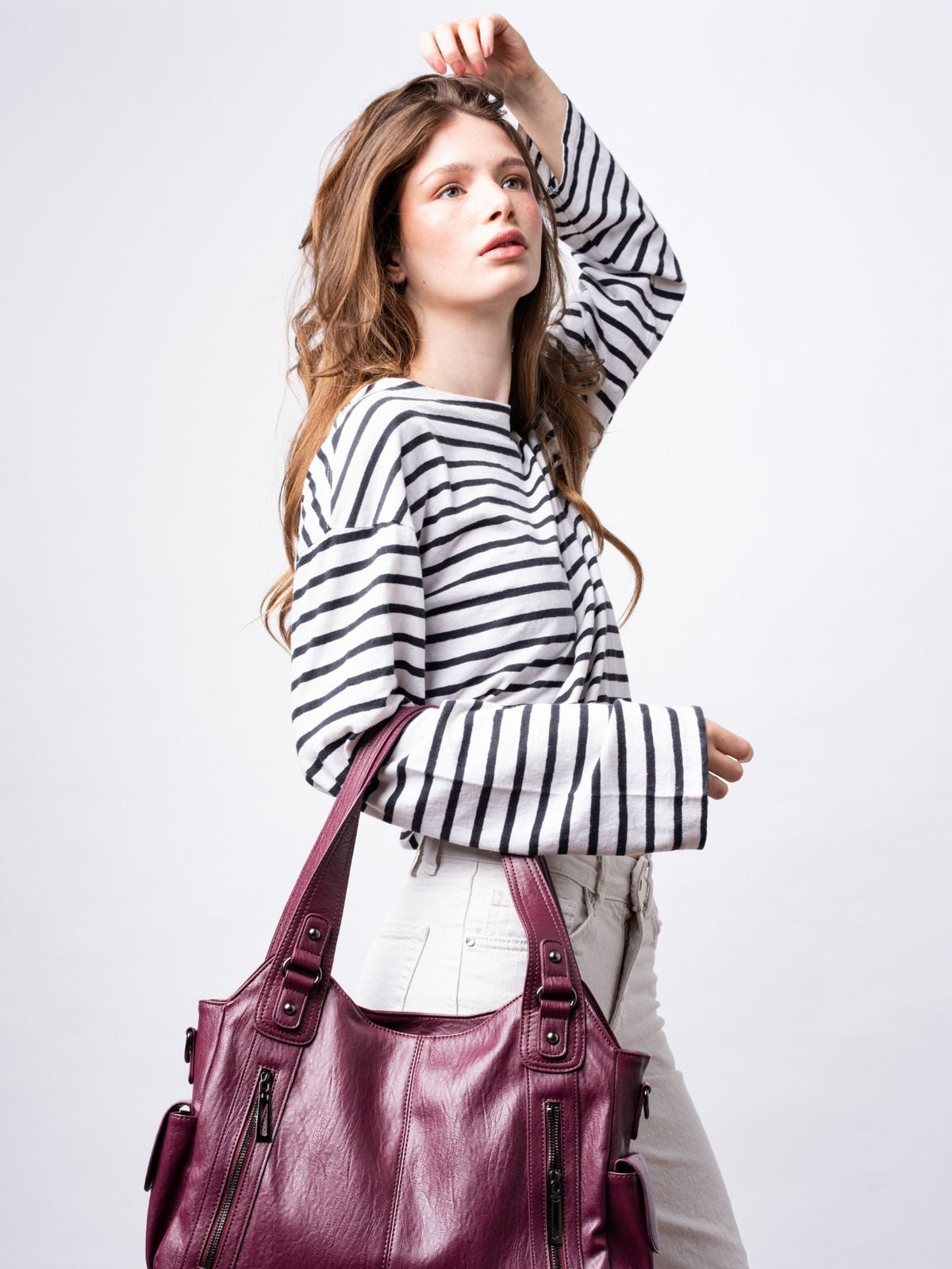 Borsa tote multitasche con tracolla "Teresa"