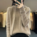 Maglione con cappuccio e coulisse "Guendalina"