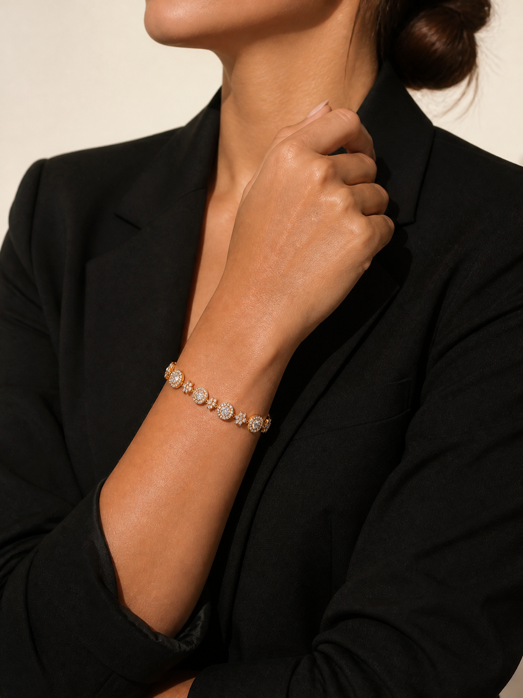 Bracciale tennis con zirconi "Stellina"