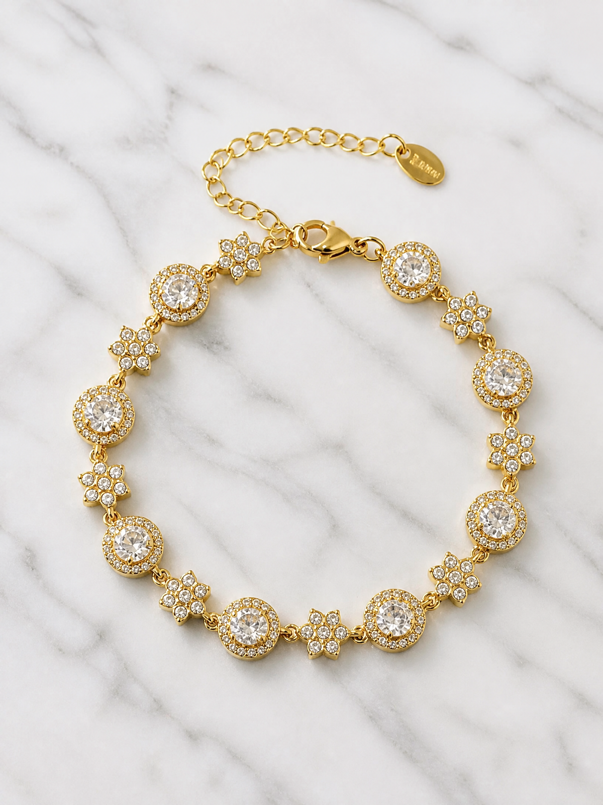 Bracciale tennis con zirconi "Stellina"