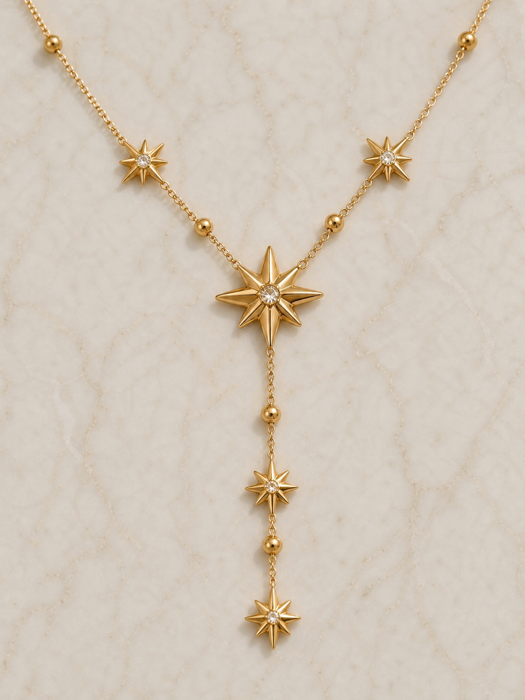 Collana a Y con stelle "Lucine"