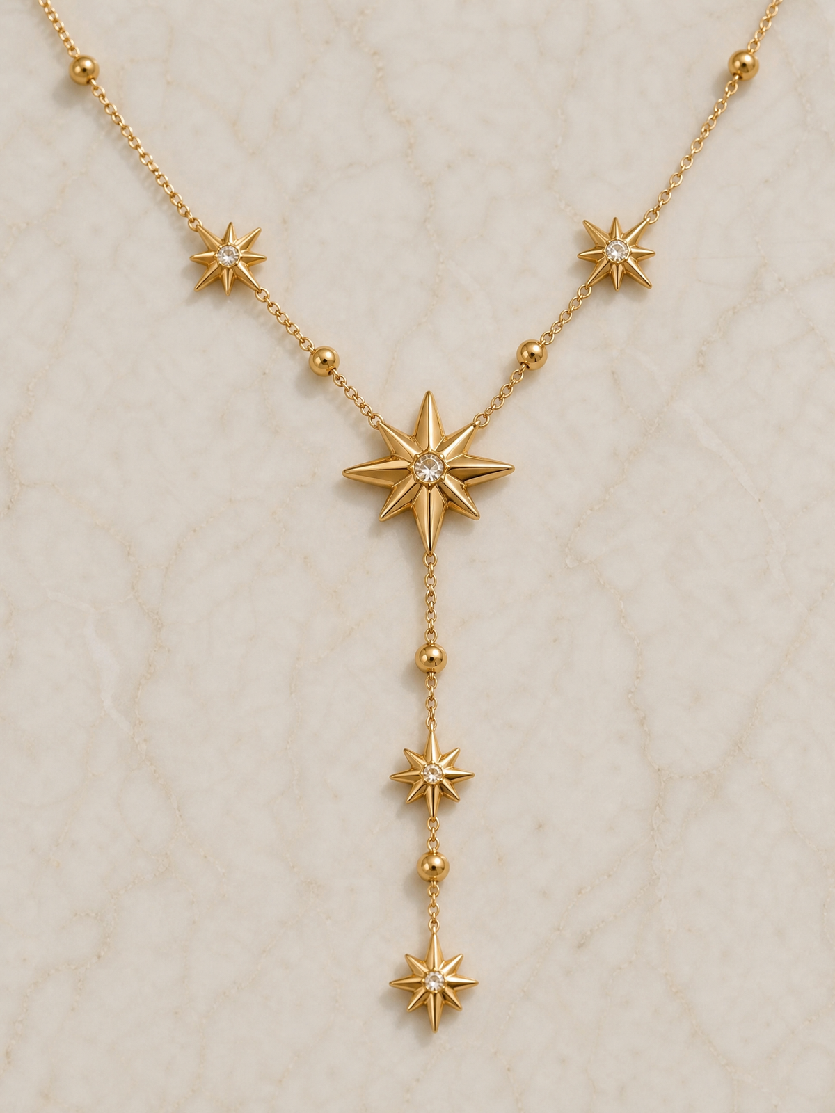 Collana a Y con stelle "Lucine"