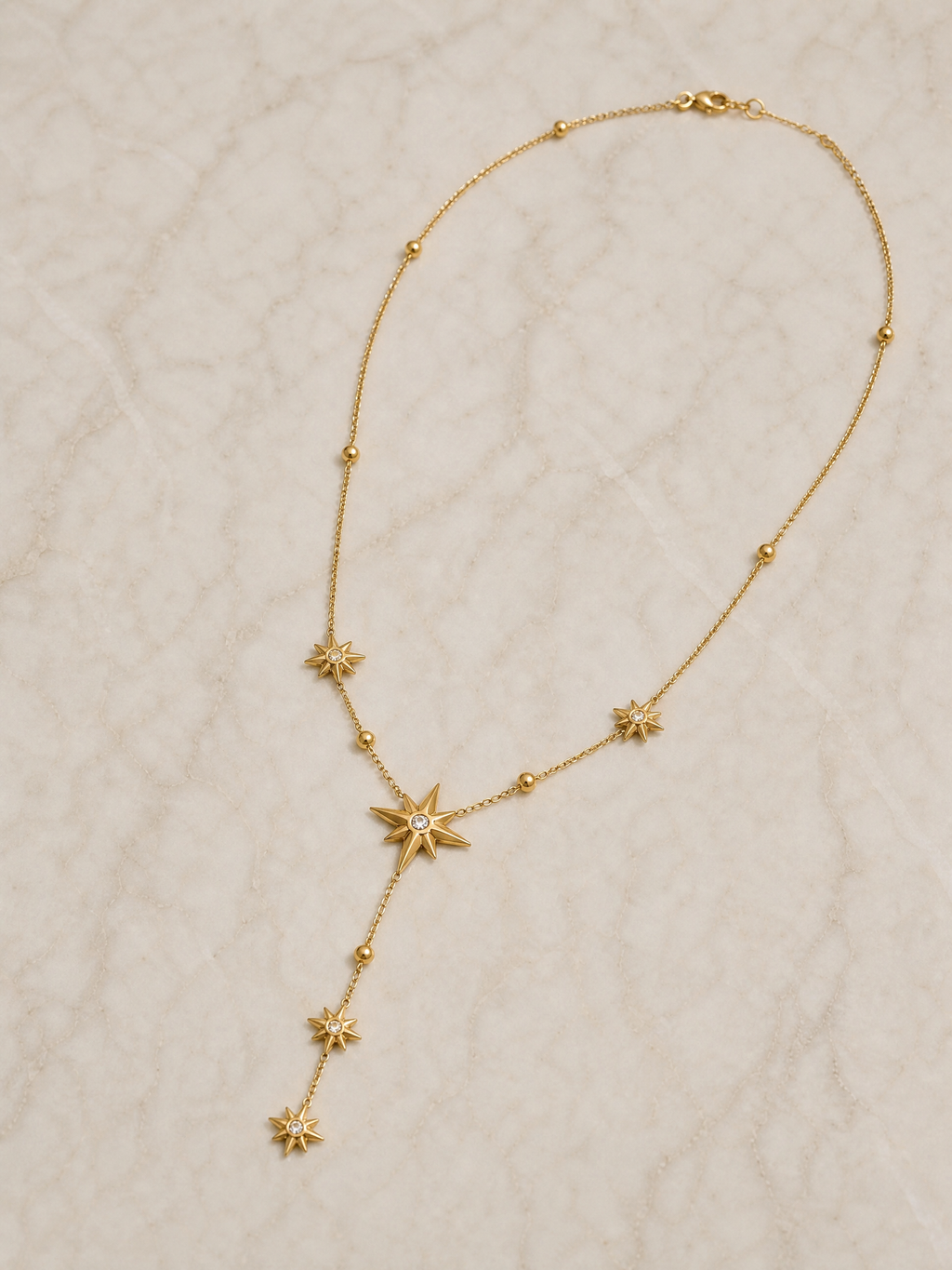 Collana a Y con stelle "Lucine"